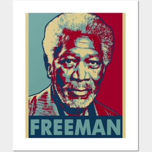 Morgan Freeman Posters and Art